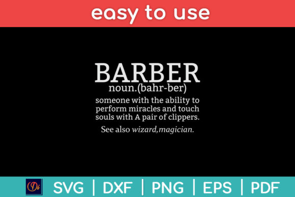 Best Barber Definition Ever Funny Gift Graphics and Crafts