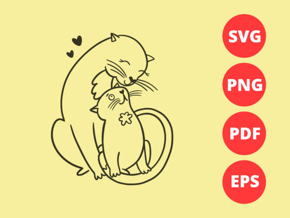 Cats Svg Graphics for Crafts and Branding